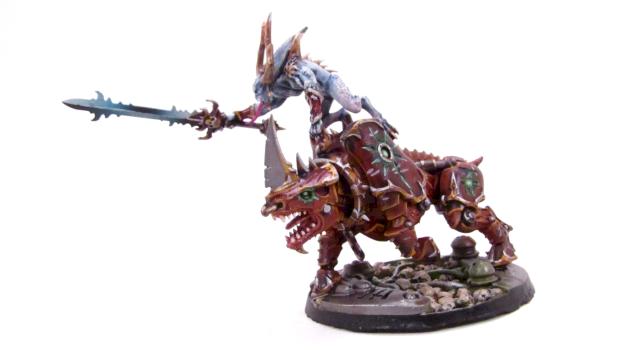 Herald of Khorne on Blood Crusher by Finger-Paint-Gaming