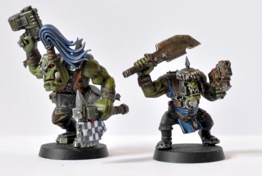 Ork boy and Nob by jonp
