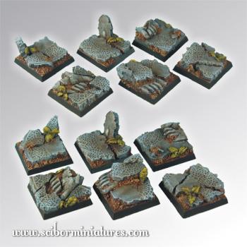 Elven Ruins 25mm bases by Scibor