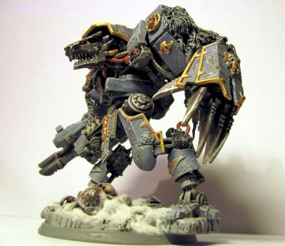 Space wolves dreadnought 1 by Ulfhrafn Grim