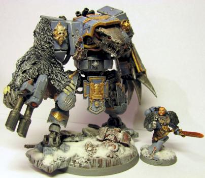 Space wolves dreadnought 2 by Ulfhrafn Grim