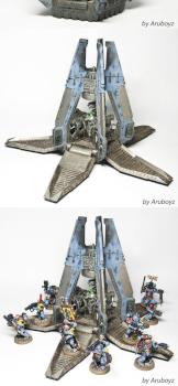 Space Wolves Drop Pod by Aruboyz