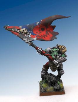 Orc Battle Standard bearer by Wolfbane