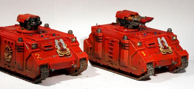 Blood Angels Razorbacks by nazgash