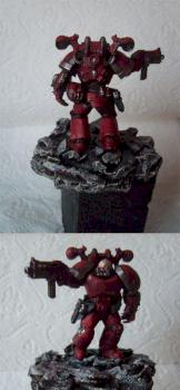 chaos space marine ( truescale) by dagreenboy