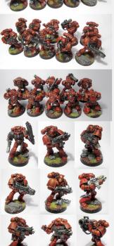 Blood Angels Tactical Squad by Bart Filip