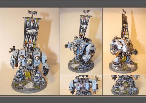 Space Wolves Dreadnought by Myffin
