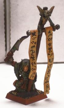 Skaven Plague Monk Standard Bearer by hammerandbrush