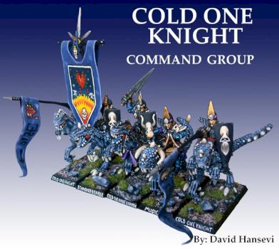 DARK ELVES - Cold One Knight Command Group by lev trotskij