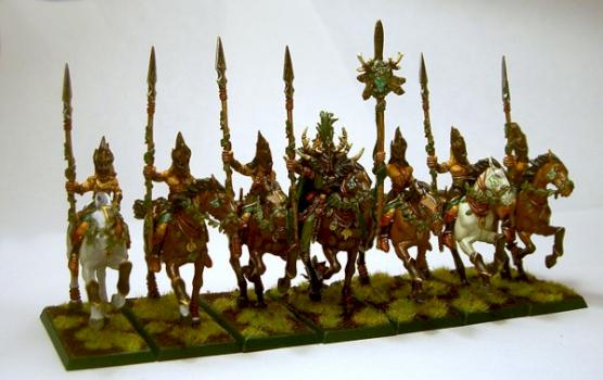 Wood Elf Wild Riders and Lord by Singaliel