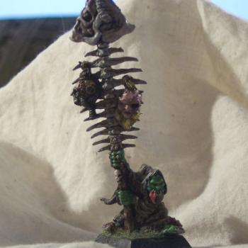 Goblin Standard-Bearer/Fishbone by battlescenerylady