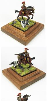 Mounted Roman General and Warhound - Warlord Games by Postumus