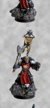 Black Templar Chaplain by WarCrow