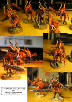 Bloodletters of Khorne by tattooedbatman