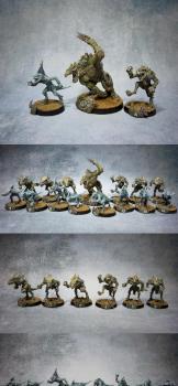 BLOOD BOWL CONVERTED team LIZARDMEN x15 by tyyler