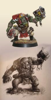 Golden Demon 2009 finalist - Ork boy by Guilliman