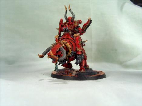 Khorne Lord on a modified Juggernought by Solid_Treats