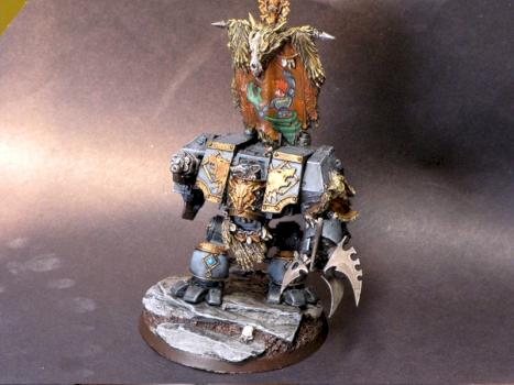 Space Wolf, Venerable Dreadnought (Bjorn) by Captain_Chronos