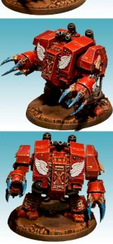 Blood Angels Furioso Dreadnought with Blood Talons by nazgash