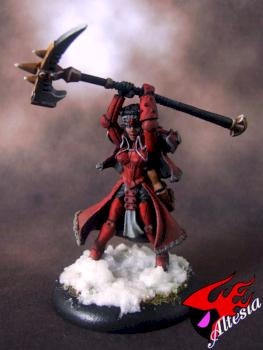 Khador Kommander Sorscha Kratikoff by altesia