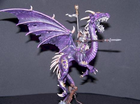 Dark Elf Dragon by Gutem