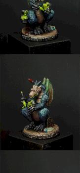Lil' dragon painting little dragon by jarhead