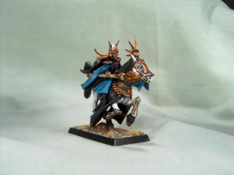 High Elf Mage on Elven Steed by Solid_Treats