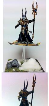 Warriors of Chaos Sorcerer Lord by filescraps