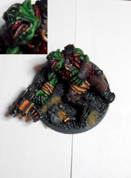 Dead gretchins ork by Wyand