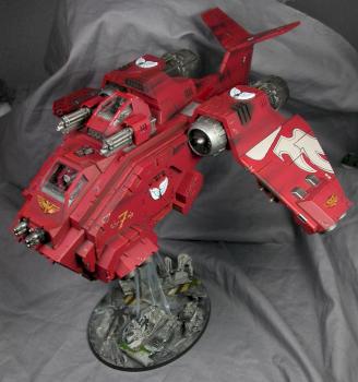 Blood Angels Stormraven Gunship by thatguyjames