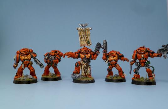 Blood Angels Tactical Squad by slickwilly79