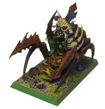 Forest Goblin Spider Riders Champion by Bergil