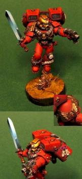 Blood Angels Vanguard Veteran Space Marine by darkkis