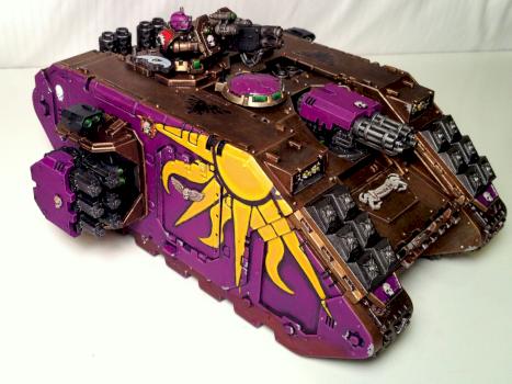Unconquered Sun Marines Variable Land Raider as Crusader by Spanglo
