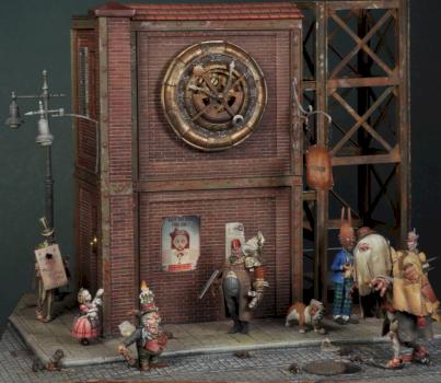 Smog City - 1888 (peinture acrylique) by Antoine