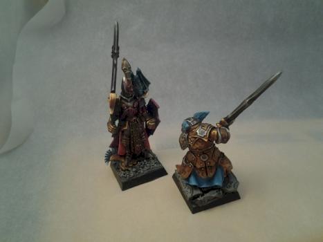 dark elv vs dwarflord by gilsby