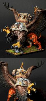 Empire Amber Battle Wizard Lord on Griffon by BloodyBeast.com