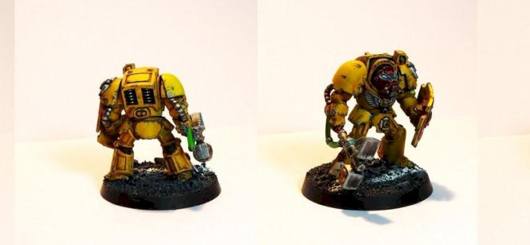 Imperial Fist Terminator Energy Hammer #2 by PoneyBoy