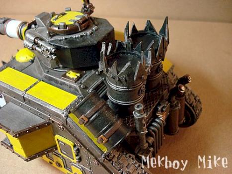 Looted Leman Russ, engine detail by Spanglo