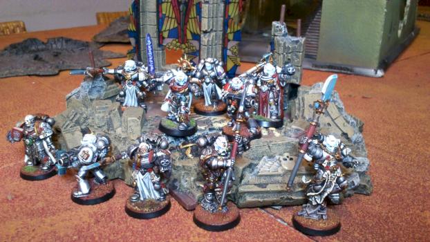 Grey Knight Purifier Squad and Crowe by Virgilio
