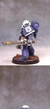 Space Marine Veteran Allegorius of the Ultramarines by Rogan