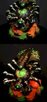 Necron canoptek spyder by Tryzna
