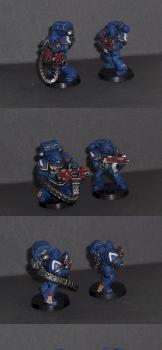 Two Ultramarine Devastators - Heavy and regular bolter by Rogan