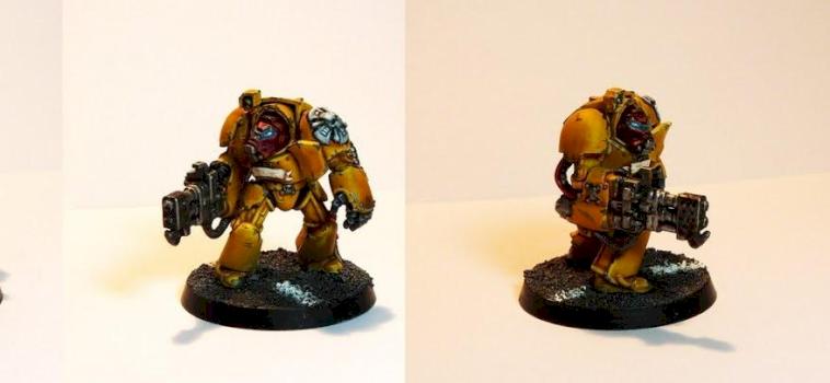 Imperial Fist Terminator Flamer by PoneyBoy