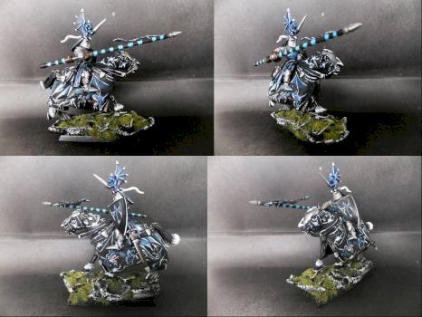 Warhammer Bretonnian Champion Knight of Lightning Dragon by tinman755