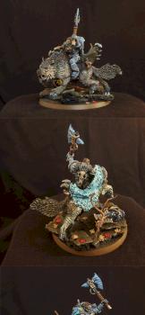 Wolf Lord on Thunderwolf space Wolves new by turbo
