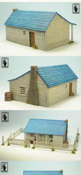28mm Perry Miniatures North American Farmhouse 1750-1900 by tytan_warrior