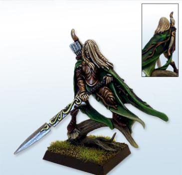 Wood Elf Lord with Great Weapon by Poa