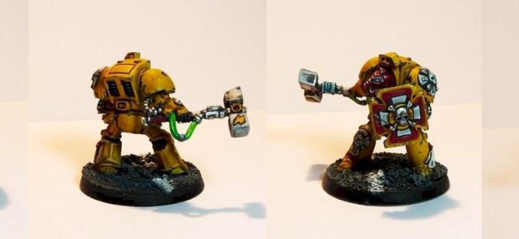Imperial Fist Terminator Energy Hammer #1 by PoneyBoy