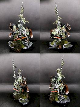 Warhammer Bretonnian Champion Knight of Fire Dragon by tinman755